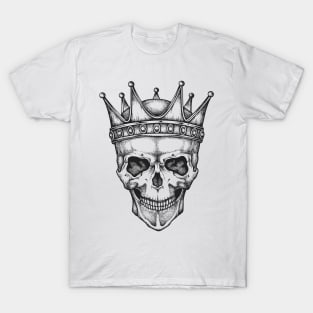 King Skull in a Crown T-Shirt